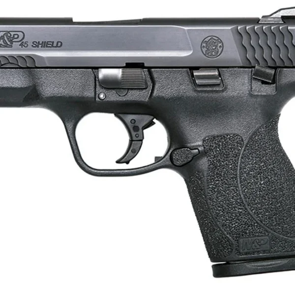 Smith & Wesson Inc. S&W M&P45 Shield Handgun .45 ACP 6rd Magazines 3.3" Barrel Thumb Safety -USED
