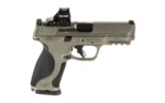 Smith & Wesson Inc. Smith & Wesson M&P9 M2.0 Handgun 9mm Luger 17rd Magazines (2) 4.25" Barrel Silver Metal with Black Grips