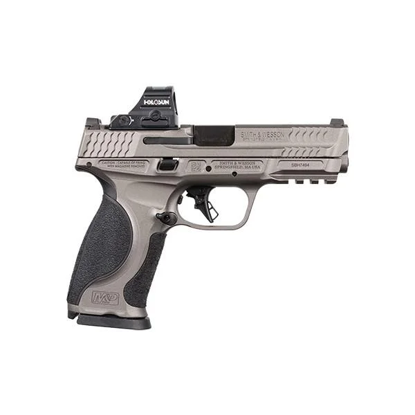 Smith & Wesson Inc. Smith & Wesson M&P9 M2.0 Handgun 9mm Luger 17rd Magazines (2) 4.25" Barrel Silver Metal with Black Grips
