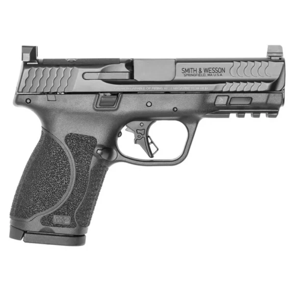 Smith & Wesson Inc. Smith & Wesson M&P9 M2.0 Compact Handgun 9mm Luger 15rd Magazine 4" Barrel Black Optic Ready Night Sights