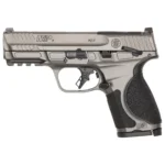 Smith & Wesson Inc. S&W M&P9 M2.0 Metal Optic Ready Compact Handgun 9mm Luger 10rd Magazines(2) 4" Barrel Thumb Safety Load