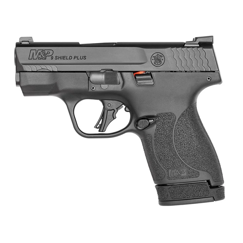 smith-wesson-mp9-shield-plus-9mm-black-used-primary Smith & Wesson Inc. S&W M&P9 Shield Plus Handgun 9mm Luger 10rd Magazine 3.1" Barrel Night Sights No Manual Safety Black USED
