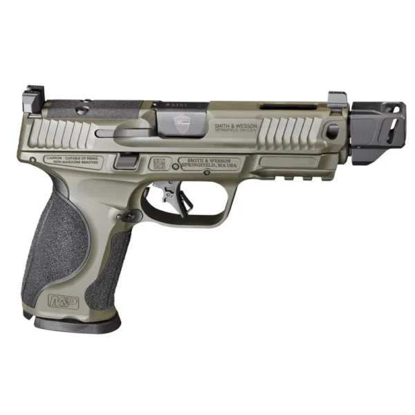 Smith & Wesson Inc. Smith & Wesson Spec Series M&P 9 Metal Handgun 9mm Luger 17rd Magazine 4.8" Barrel OD Green USED