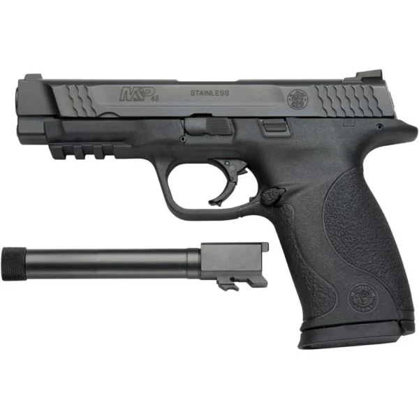 Smith & Wesson Inc. Smith & Wesson M&P9 Threaded Barrel Kit Full Size Handgun 9mm Luger 17rd Magazine 4.25" Barrel Black with
