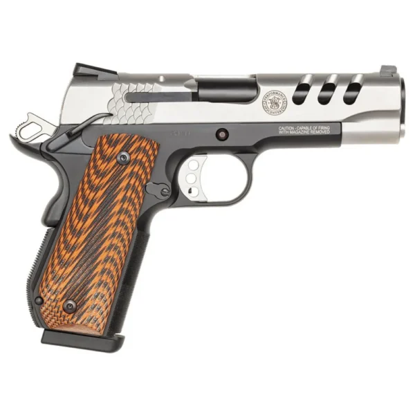 Smith & Wesson S&W PC 1911 45ACP 4.25 STS 8RD G10
