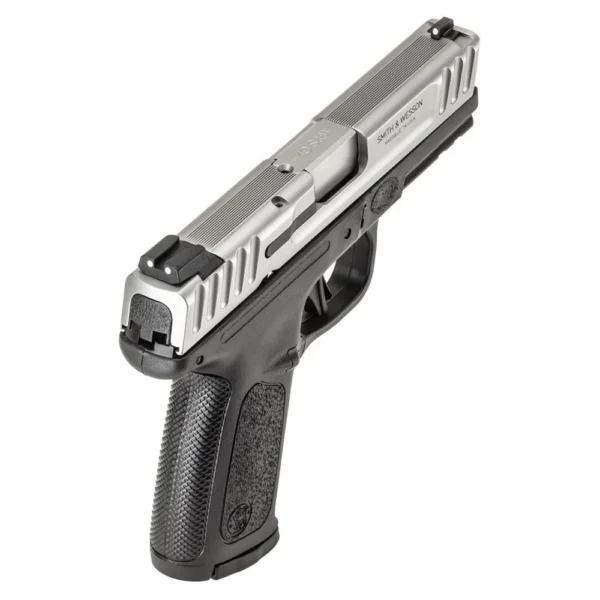 Smith & Wesson Inc. USED Smith & Wesson SD40 2.0 Handgun .40 S&W 14rd Magazine 4" Barrel 2-Tone Black and Silver No Thumb