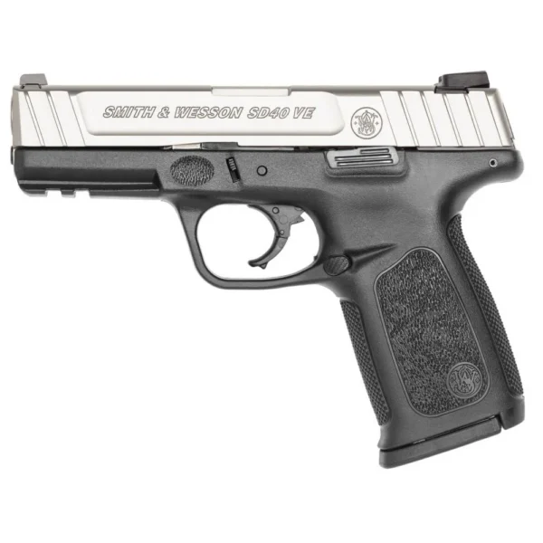 Smith & Wesson Inc. Smith & Wesson SD40 VE Handgun .40 S&W 10rd Magazine 4" Barrel Stainless Steel Slide/Black Grip - USED