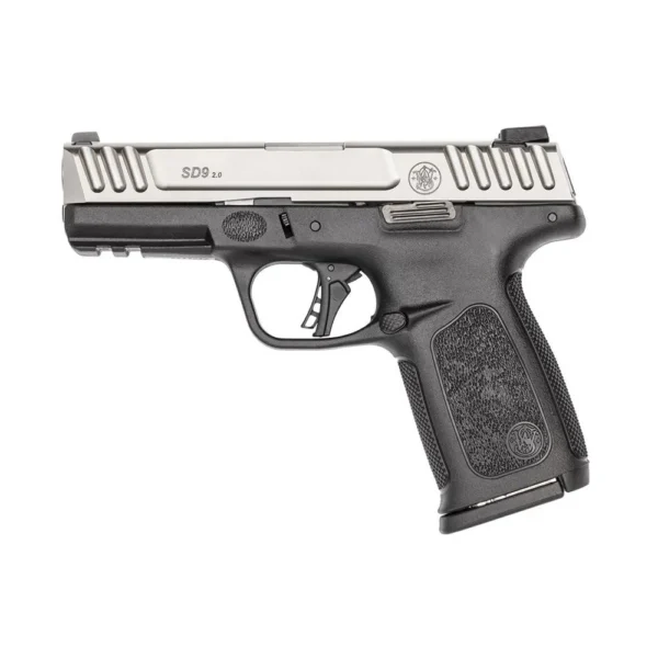 Smith & Wesson Inc. S&W SD9 2.0 Handgun 9mm Luger 10rd Magazine(1) 4" Barrel White Dot Sights No Thumb Safety 2-Tone