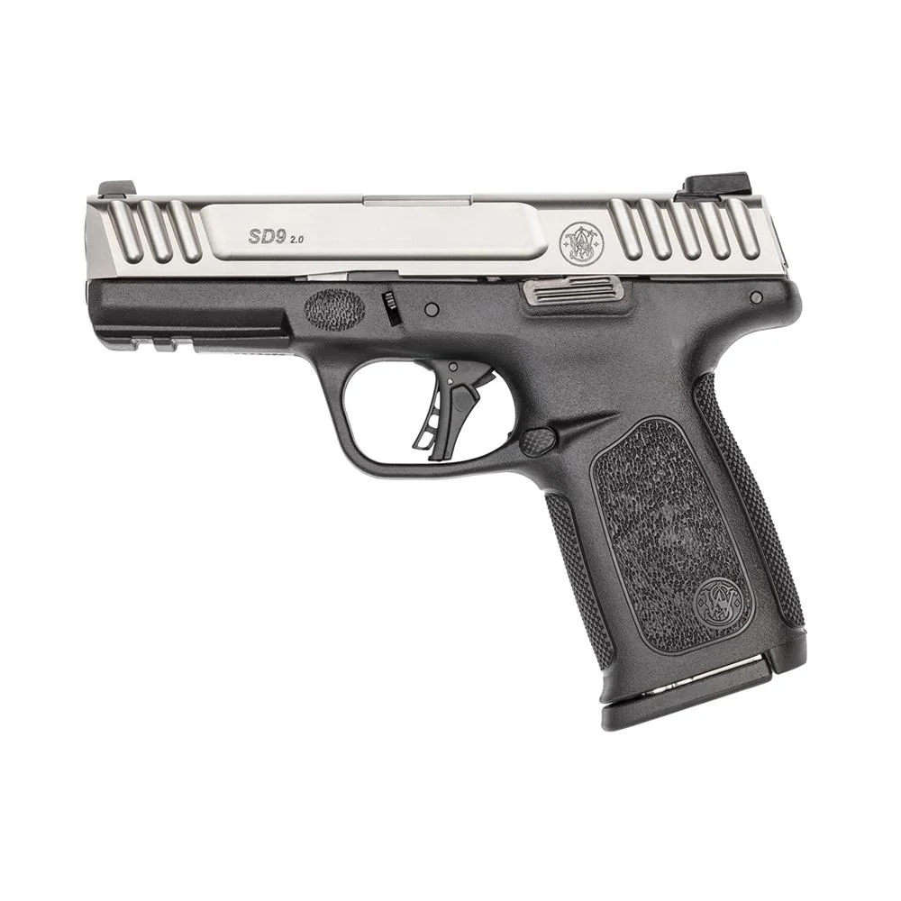 smith-wesson-sd9-2-0-9mm-primary-3 Smith & Wesson Inc. S&W SD9 2.0 Handgun 9mm Luger 10rd Magazine(1) 4" Barrel White Dot Sights No Thumb Safety 2-Tone