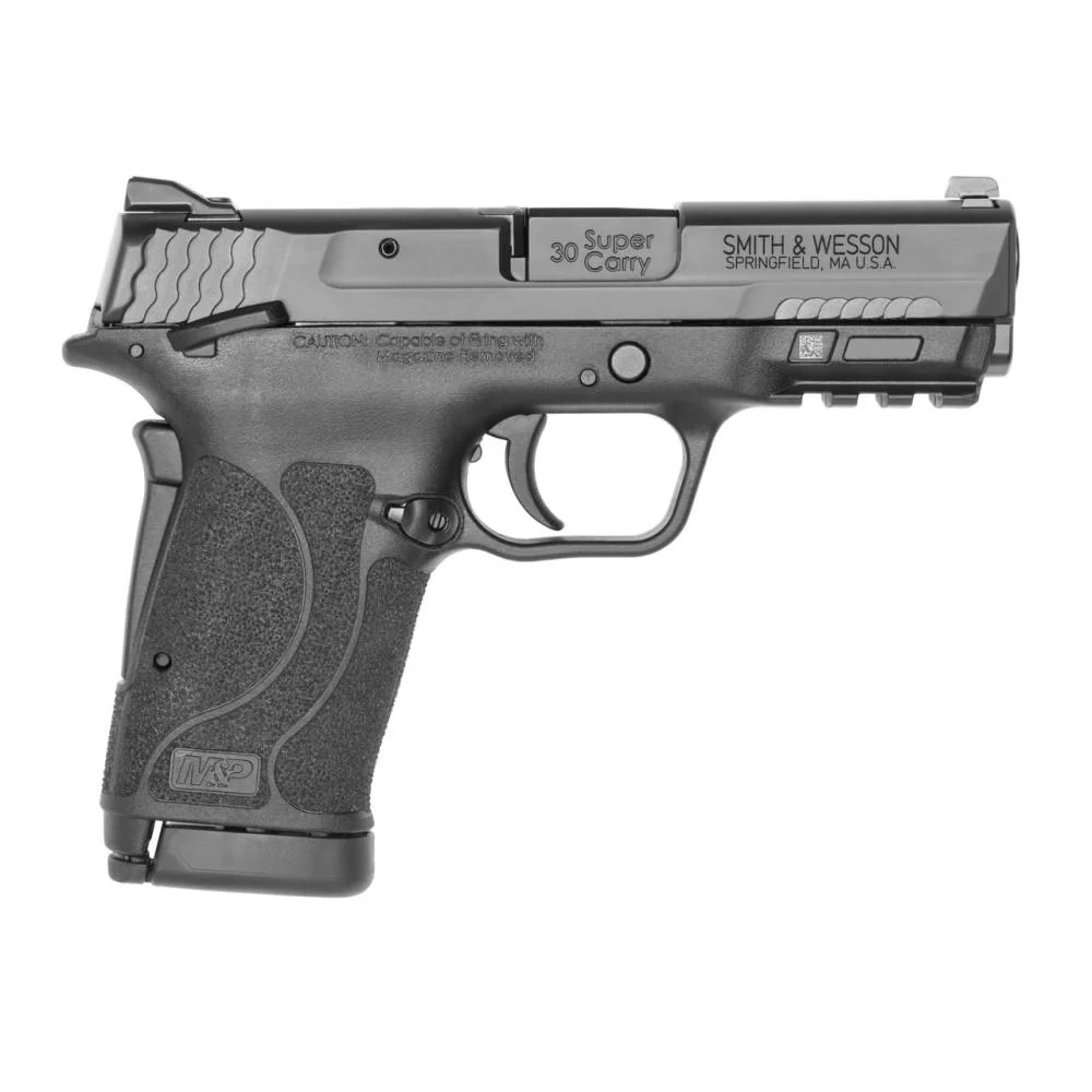 smith-wesson-shield-ez-30-super-carry-used-primary Smith & Wesson Inc. Smith & Wesson Shield EZ Thumb Safety Handgun .30SC 10rd Magazine 3.675" Barrel Black Grip - USED