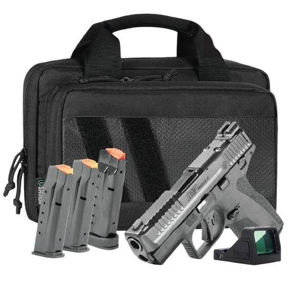 Smith & Wesson Inc. S&W Shield X Handgun Bundle 9mm Luger 15rd(1) & 13rd(3) Magazines 3.6" Barrel w/ Veriridian RFX11 and