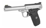 Smith & Wesson Inc. Smith & Wesson SW22 Victory Handgun .22 LR 10rd Magazines (2) 5.5" Barrel Silver with Black Grip CA