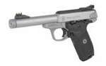 Smith & Wesson Inc. Smith & Wesson SW22 Victory Handgun .22 LR 10rd Magazines (2) 5.5" Threaded Barrel Silver with Black Grip