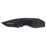 Battenfeld Knives Smith & Wesson Special Ops Auto Mini Folding Knife 1-9/10" Drop Point Blade Black - alternate view 2