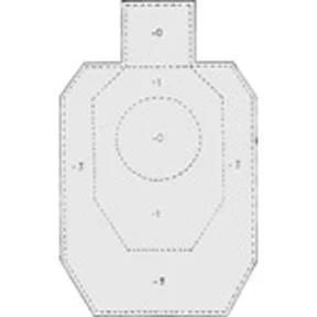 Speedwell Targets Speedwell Official IDPA Targets Paper Target 100/Pack