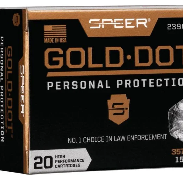 Speer Ammunition SPR GOLD DOT 357MAG 158GR HP 20/200
