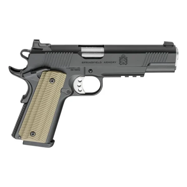 Springfield Armory Springfield 1911 Operator Handgun 9mm Luger 9rd Magazines(2) 5" Barrel G10 Grips Tritium Front Sights