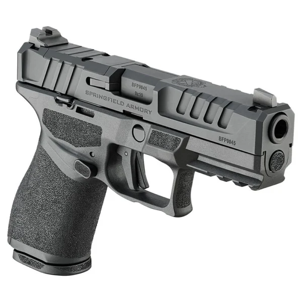 Springfield Armory Springfield Echelon 4.0C White-Dot Handgun 9mm Luger 15(1)&18(1) Magazines 4" Barrel Black Frame