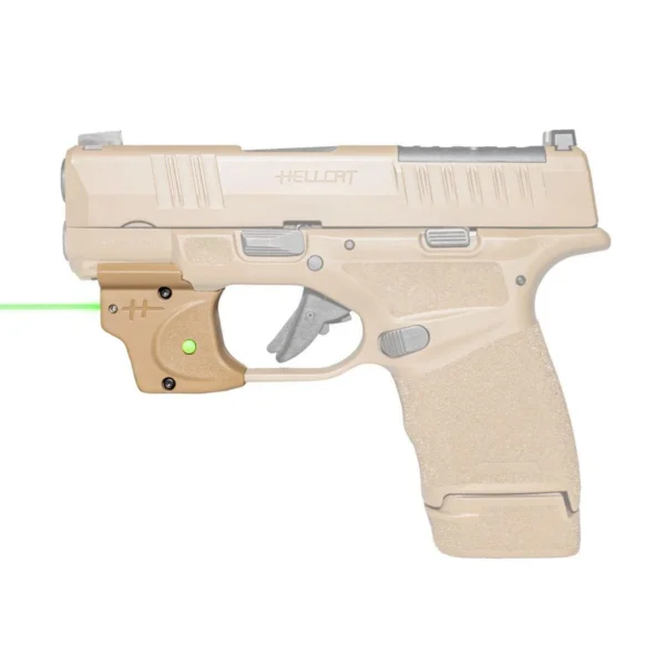 Viridian Green Laser Viridian E Series Green Laser FDE Springfield Hellcat