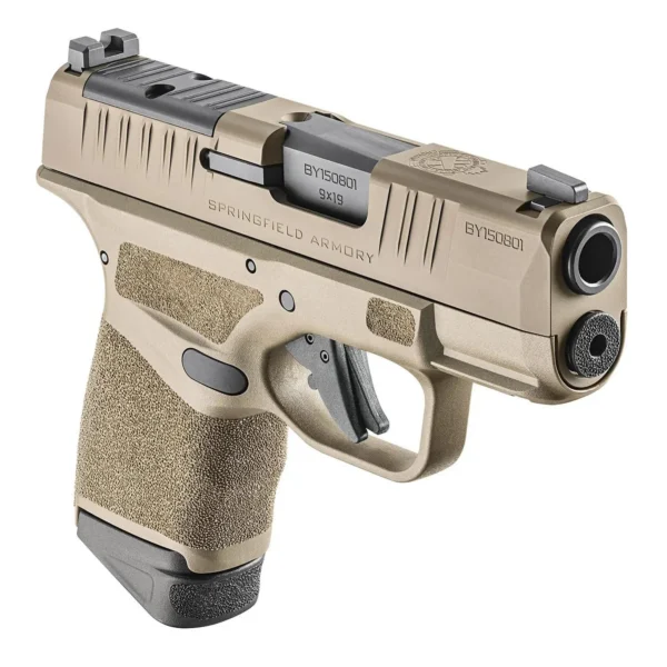 Springfield Armory Springfield Hellcat Micro-Compact OSP Handgun 9mm Luger 11&13rd Magazines 3" Barrel Desert FDE