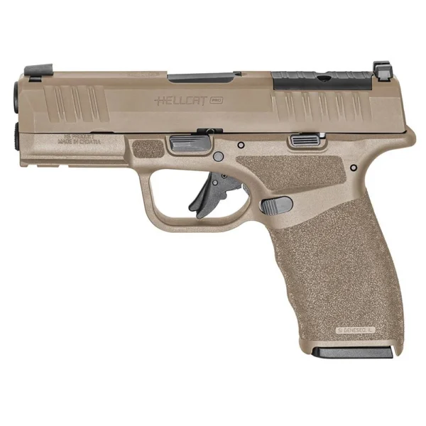 Springfield Armory Gear Up 2025 Hellcat Pro OSP Low Capacity 9mm Luger 10rd Magazines (5) 3.7" Barrel FDE with Bag and