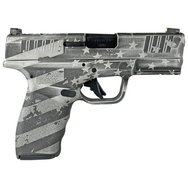 Springfield Armory Springfield Hellcat Pro OSP "Distressed Flag White" Handgun 9mm Luger 15rd(2) Magazines 3.7" Barrel