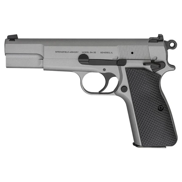 Springfield Armory Springfield SA-35 Tactical Gray Handgun 9mm Luger 15rd Magazine(1) 5" Barrel Tactical Rack Rear Sights G10