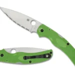 SPYDERCO NATIVE CHF SLT LW GRN SRTD