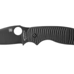 SPYDERCO SAGE 5 SALT 3" BLK PLAIN