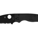 SPYDERCO SHAMAN LW 3.58" BLK SRTD