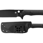 SPYDERCO SKOLI 4.68" BLK/BLK SHEATH