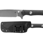 SPYDERCO SKOLI 4.68" BLK/SLV SHEATH