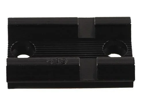 Weaver Standard Top Mount Aluminum Scope Base - Matte - #419M - FRONT Browning A-Bolt