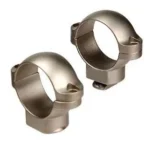 Leupold & Stevens Inc. Leupold 2-Piece STD Windage Adjustable Steel Rings 1" Medium Silver