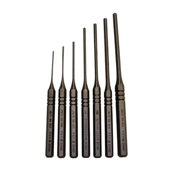 Altus Brands Llc - Pro-Ears Grace USA Steel Roll Spring Punch Set 7/ct