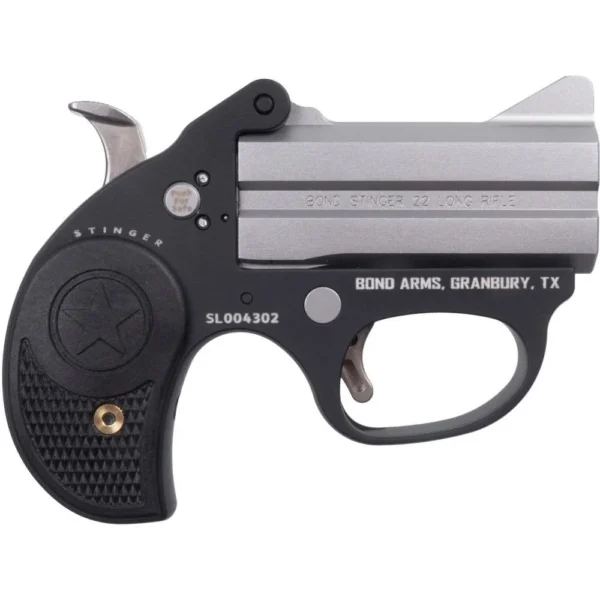 Bond Arms Inc. Bond Arms Stinger Handgun .22 LR 2rd Capacity 2.5" Barrel Grey with Black Grips