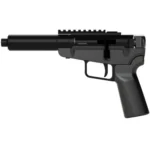 Dark Mountain Arms LLC Dark Mountain Arms Stowaway Handgun 5.7x28 Single Shot 5" 1/2x28 Threaded Barrel Black with Brace