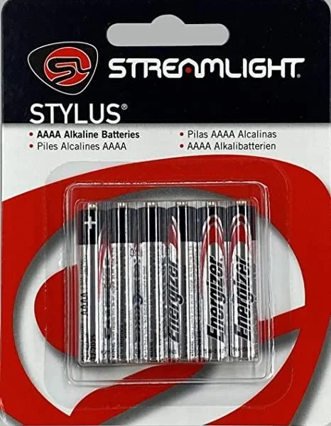Streamlight AAAA Batteries for Stylus - 6/ct