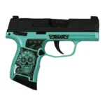 Sig Sauer "Sugar Skull Robin's Egg Blue Glitter" P365 Optic Ready Handgun 9mm Luger 10rd Magazines(2) 3.1" Barrel X-RAY 3