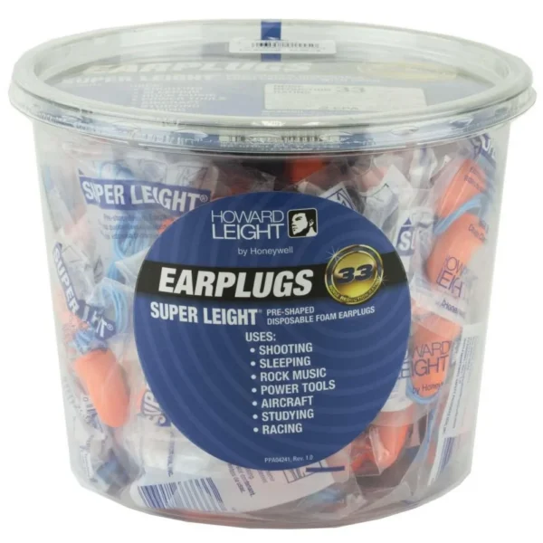 Westchester Protective Gear DBA PIP Global Safety Howard Leight Super Leight Ear Plugs Pre-Shaped Foam Coral Ear Plugs 33dB
