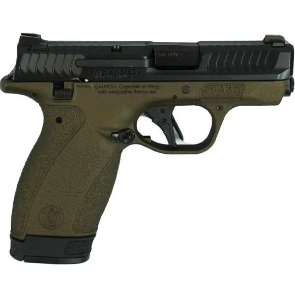 Smith & Wesson Inc. S&W M&P Bodyguard 2.0 Midnight Bronze Thumb Safety Handgun .380 Auto 10(1)&12(1)rd Magazines 2.75" Barrel