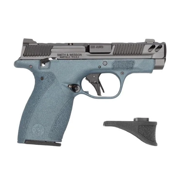 sw-bodyguard-2-0-carry-comp-380-primary-4 Smith & Wesson Inc. S&W PC Bodyguard 2.0 Blue Titanium Carry Comp Handgun .380 Auto 10rd Magazines(2) 3.1? Ported Barrel