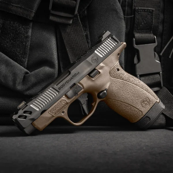 Smith & Wesson Inc. S&W PC Bodyguard 2.0 Midnight Bronze Carry Comp Handgun .380 Auto 10(1)&12(1)rd Magazines 3.1" Comp