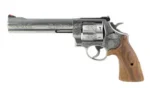 Smith & Wesson Inc. S&W Model 629 Engraved Handgun .44 Mag/.44 Spl 6rd Capacity 6.5" Stainless Barrel Walnut Grips