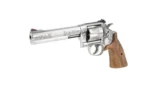 Smith & Wesson Inc. S&W Model 629 Engraved Handgun .44 Mag/.44 Spl 6rd Capacity 6.5" Stainless Barrel Walnut Grips