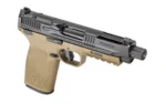Smith & Wesson Inc. S&W M&P Handgun 5.7x28mm 22rd Magazines (2) 5" Threaded Barrel FDE Optic Ready No Manual Safety