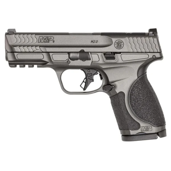 Smith & Wesson Inc. S&W M&P 9 M2.0 Metal Compact OR Handgun 9mm Luger 15rd Magazine(2) 4" Barrel Tungsten Gray Cerakote No