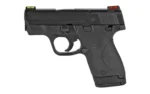 Smith & Wesson Inc. S&W M&P 9 Shield Handgun 9mm Luger 7rd & 8rd Magazines (2) 3.1" Barrel HI-VIZ Fiber Optics Ca Compliant