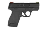Smith & Wesson Inc. S&W M&P 9 Shield Handgun 9mm Luger 7rd & 8rd Magazines (2) 3.1" Barrel HI-VIZ Fiber Optics Ca Compliant