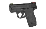 Smith & Wesson Inc. S&W M&P 9 Shield Handgun 9mm Luger 7rd & 8rd Magazines (2) 3.1" Barrel HI-VIZ Fiber Optics Ca Compliant